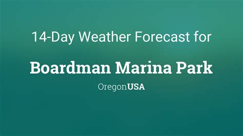 weather forecast boardman oregon